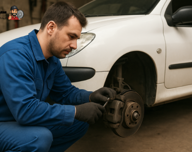 مشکلات و خطرات تمام شدن لنت ترمز‌