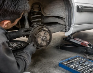 روش تعویض لنت ترمز عقب پژو 405؛ آموزش مرحله‌به‌مرحله تعویض لنت چرخ عقب