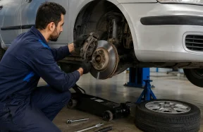 روش تعویض لنت ترمز جلو تیبا؛ آموزش مرحله‌به‌مرحله