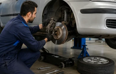 روش تعویض لنت ترمز جلو تیبا؛ آموزش مرحله‌به‌مرحله
