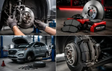 آموزش تعویض لنت ترمز هیوندای توسان + مراحل کامل تعویض لنت جلو و عقب