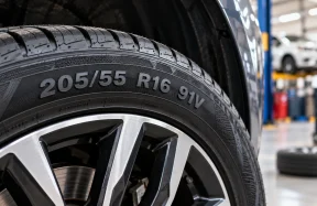 اعداد روی لاستیک و معنی سایز 205/55 R16 91V