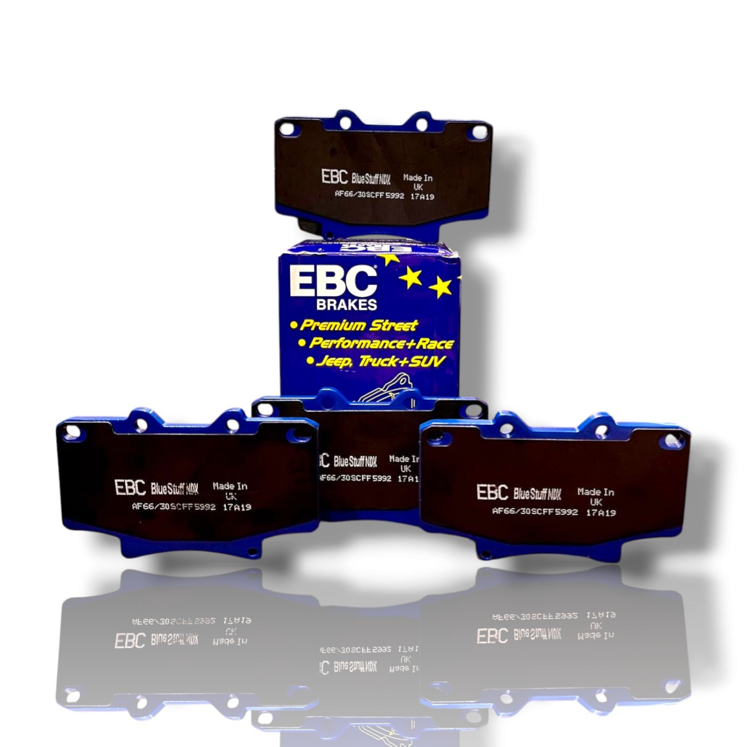 خرید لنت ترمز جلو تویوتا لندکروز fj80 سری 80 EBC انگلستان سری BLUE STUFF لنت ترمز جلو تویوتا لندکروز fj80 سری 80 EBC انگلستان سری BLUE STUFF