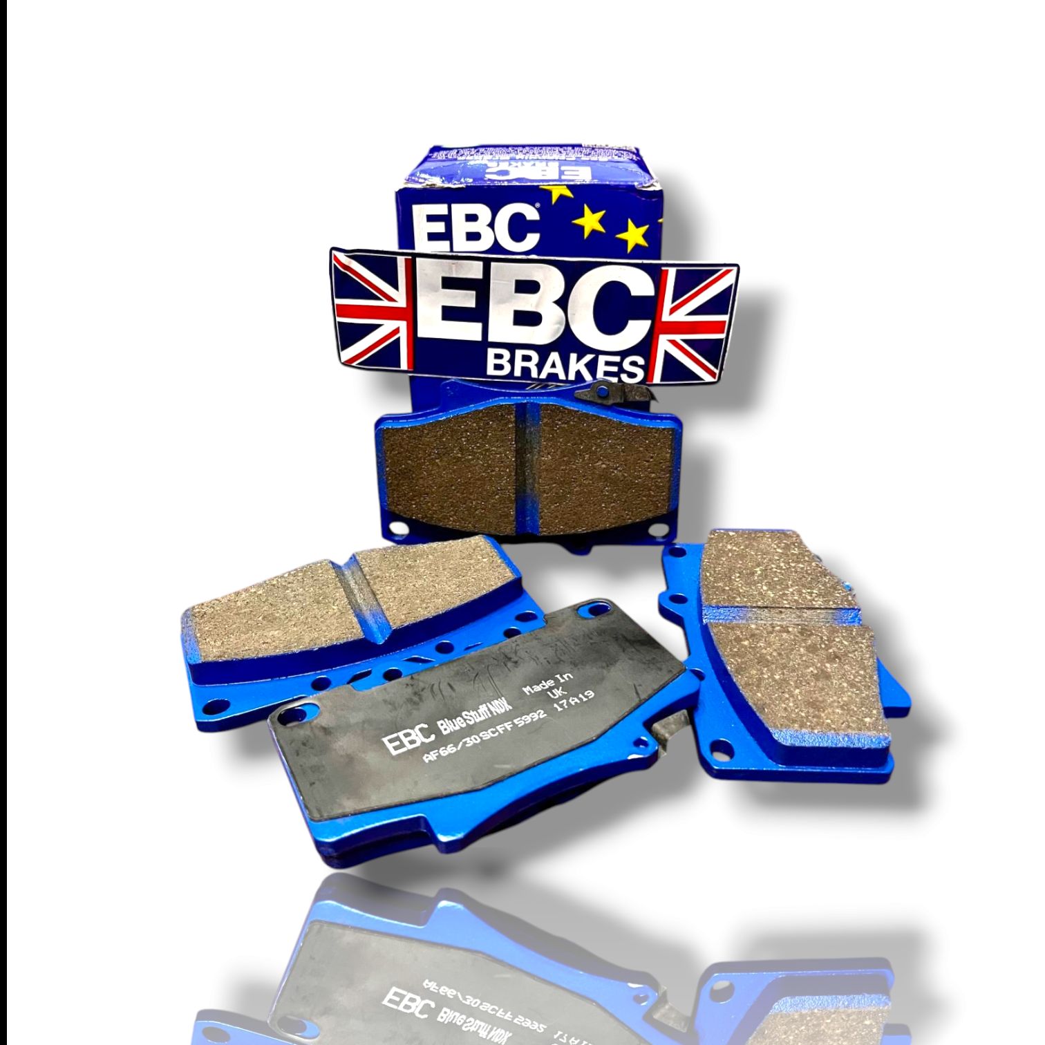 خرید لنت ترمز جلو تویوتا لندکروز fj80 سری 80 EBC انگلستان سری BLUE STUFF لنت ترمز جلو تویوتا لندکروز fj80 سری 80 EBC انگلستان سری BLUE STUFF