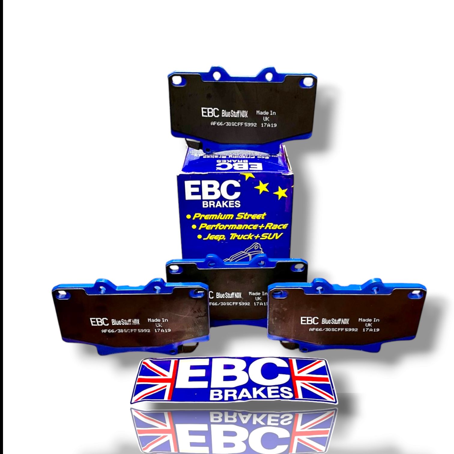 خرید لنت ترمز جلو تویوتا لندکروز fj80 سری 80 EBC انگلستان سری BLUE STUFF لنت ترمز جلو تویوتا لندکروز fj80 سری 80 EBC انگلستان سری BLUE STUFF
