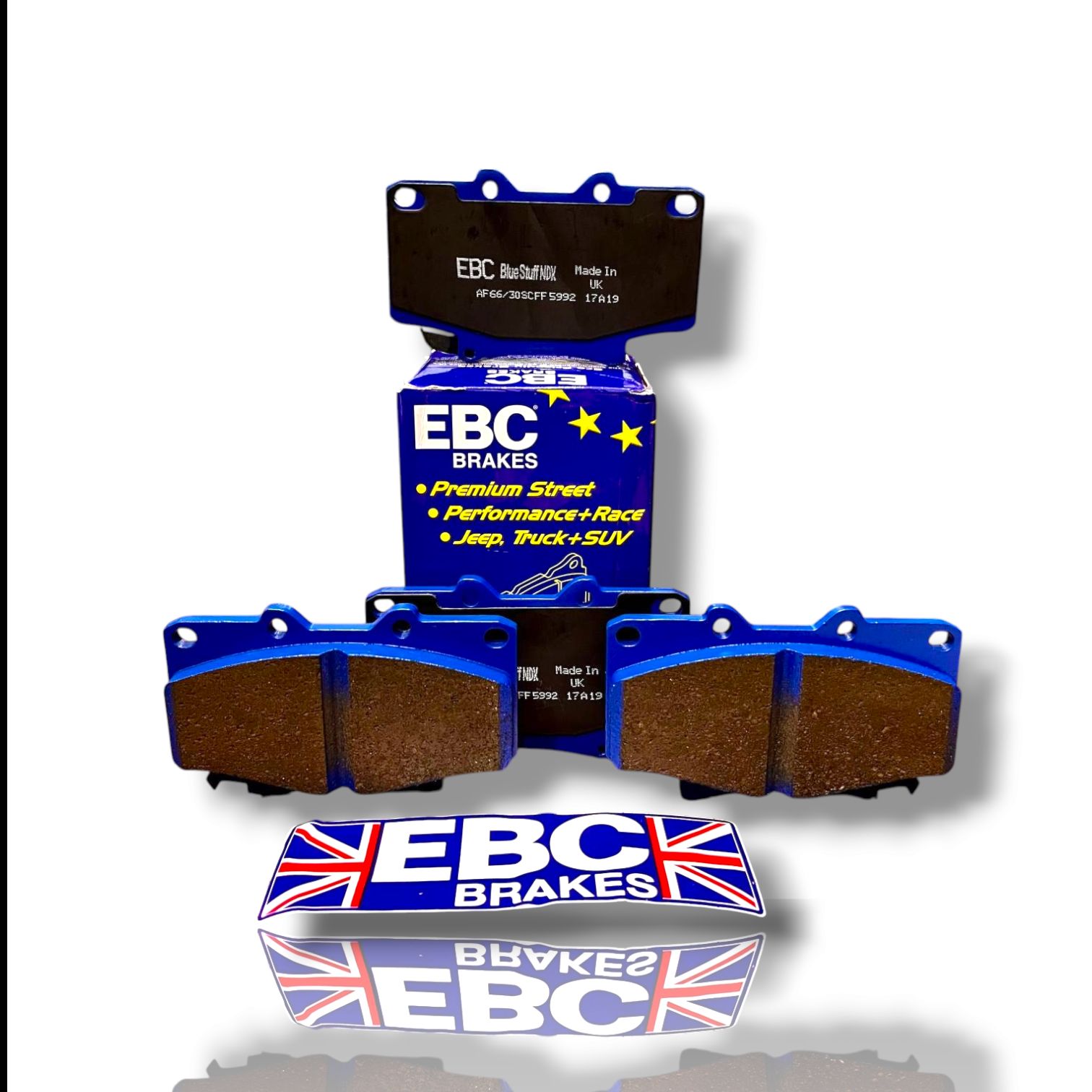 خرید لنت ترمز جلو تویوتا لندکروز fj80 سری 80 EBC انگلستان سری BLUE STUFF لنت ترمز جلو تویوتا لندکروز fj80 سری 80 EBC انگلستان سری BLUE STUFF