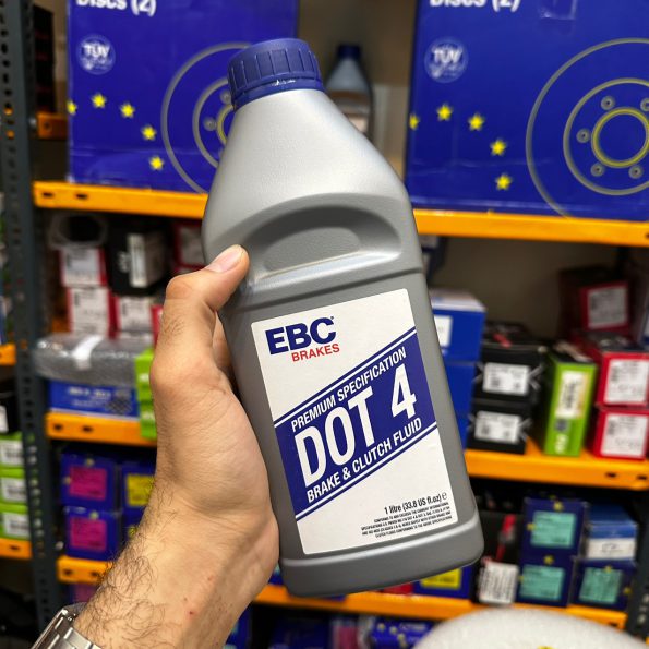 روغن ترمز EBC انگلیس DOT 4 یک لیتری خرید بهترین روغن ترمز