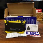 لنت ترمز جلو مرسدس بنز EBC CLS 500 انگلیس سری YELLOW STUFF سرامیکی