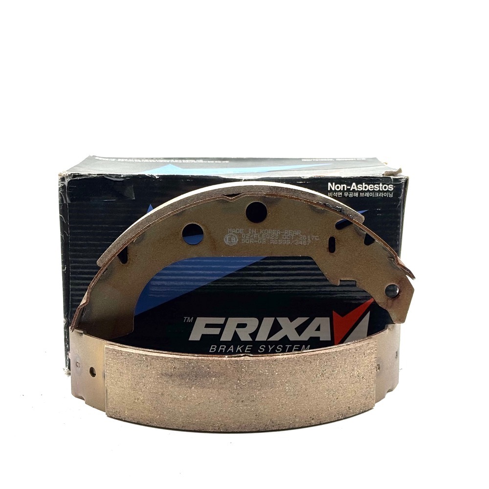 لنت ترمز عقب کفشکی پژو 405 برند فریکسا کره اصلی FRIXA لنت ترمز عقب کفشکی پژو 405 برند فریکسا کره اصلی FRIXA