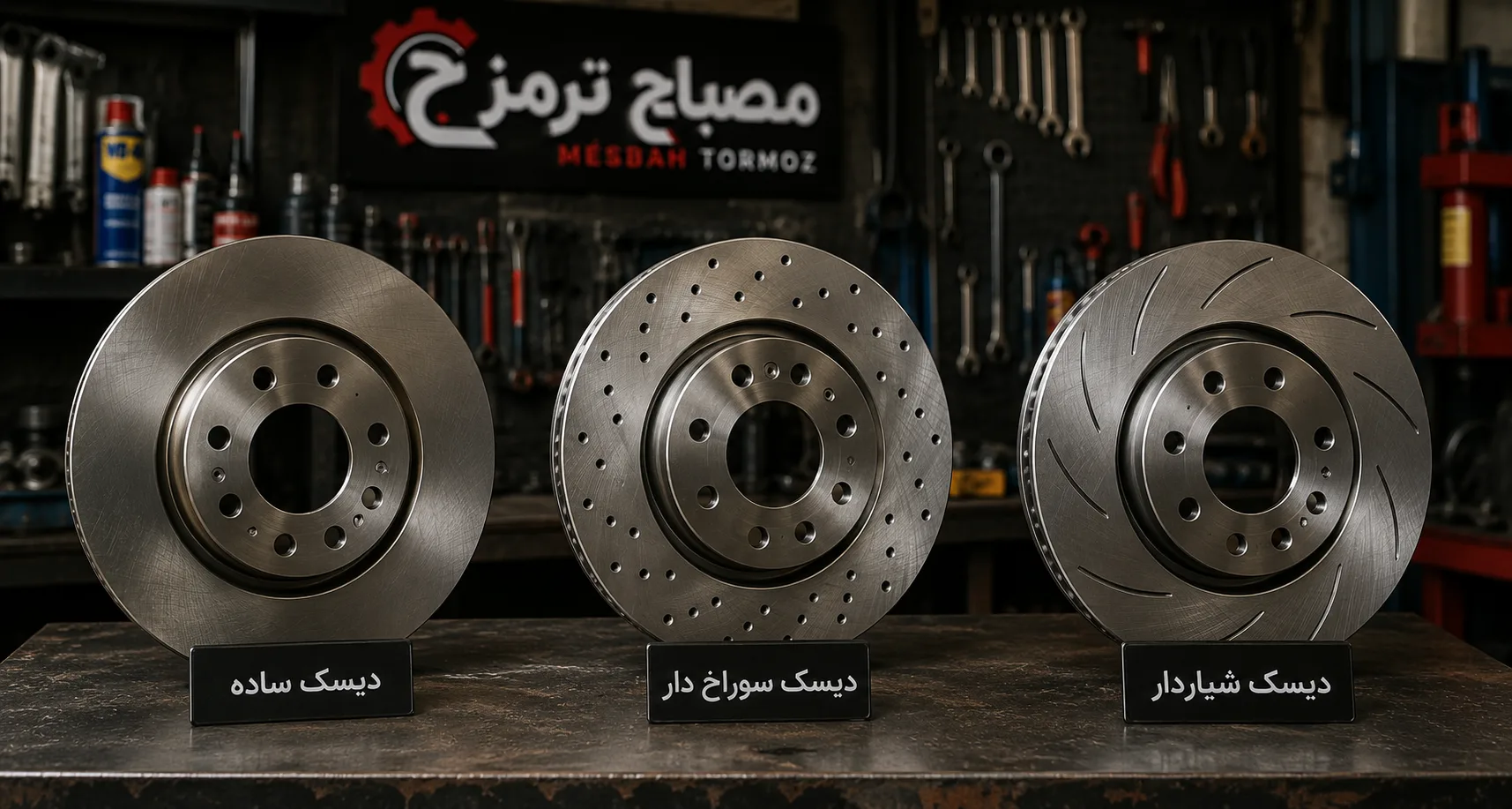 انواع دیسک ترمز