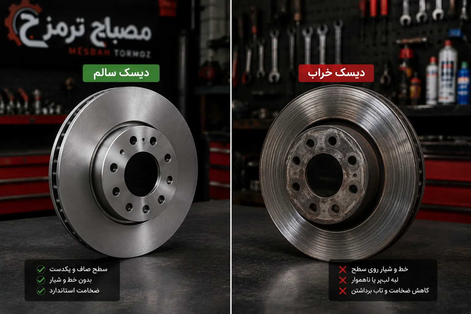 علائم خرابی دیسک