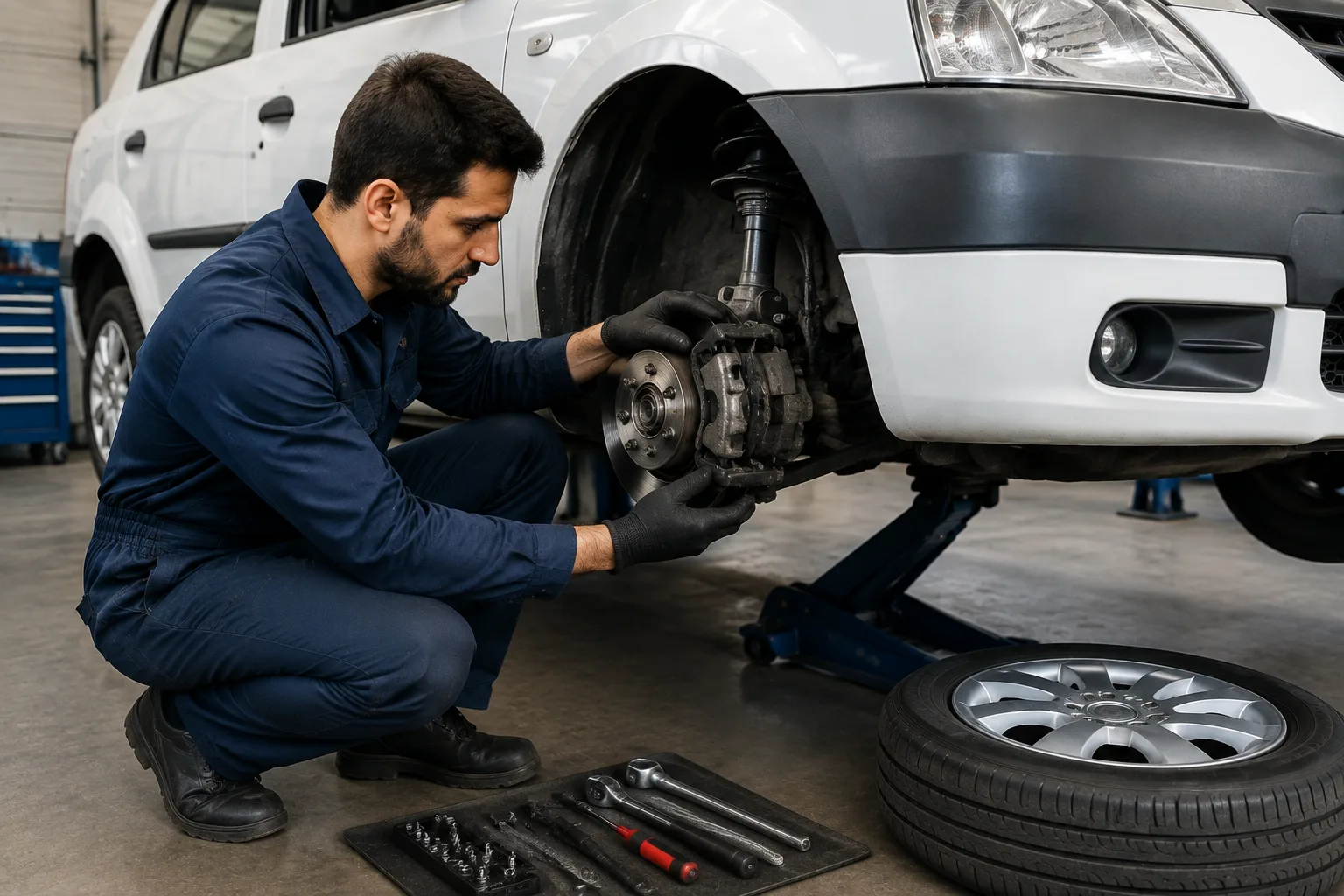 نصب لنت جدید و تست نهایی ترمز ال 90