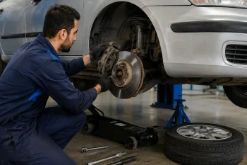 روش تعویض لنت ترمز جلو تیبا؛ آموزش مرحلهبهمرحله