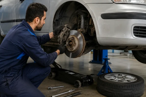 روش تعویض لنت ترمز جلو تیبا؛ آموزش مرحلهبهمرحله